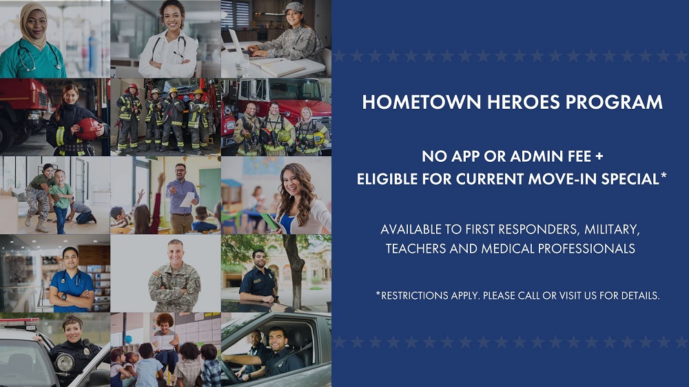 the home town heroes program is shown at The Conley